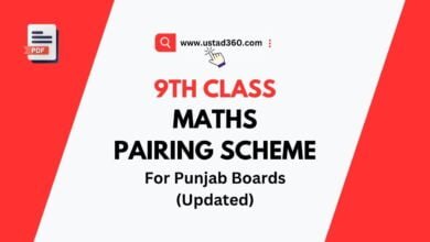 9th Class English Pairing Scheme 2024 - Ustad360