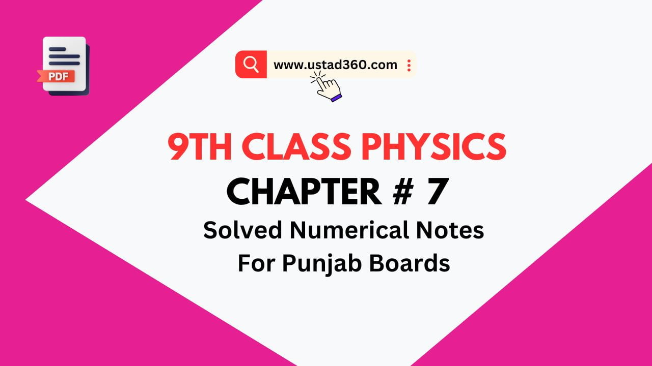 physics class 9 chapter 1 numericals solved