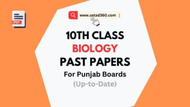 Download Matric 10th Class Biology Past Papers Punjab PDF