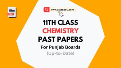 11th class / 1st year chemistry past papers for punjab boards pdf