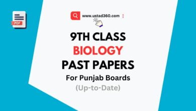 9th Class Biology Past Papers PDF for All Punjab Boards